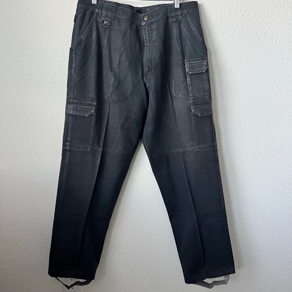 511 Tactical Mens Pants Action Waistband Gray 100% Cotton Canvas Durable 36/34
